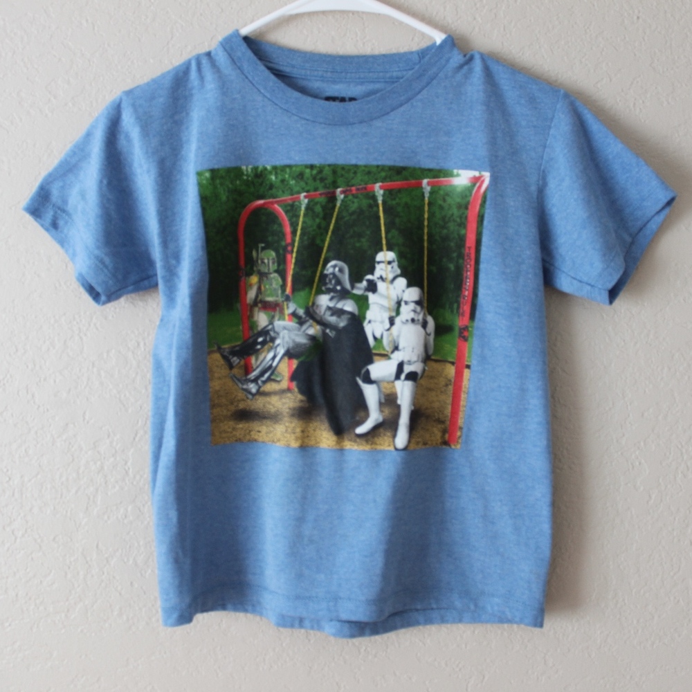 ☀️Star Wars Star Troopers Blue T-Shirt